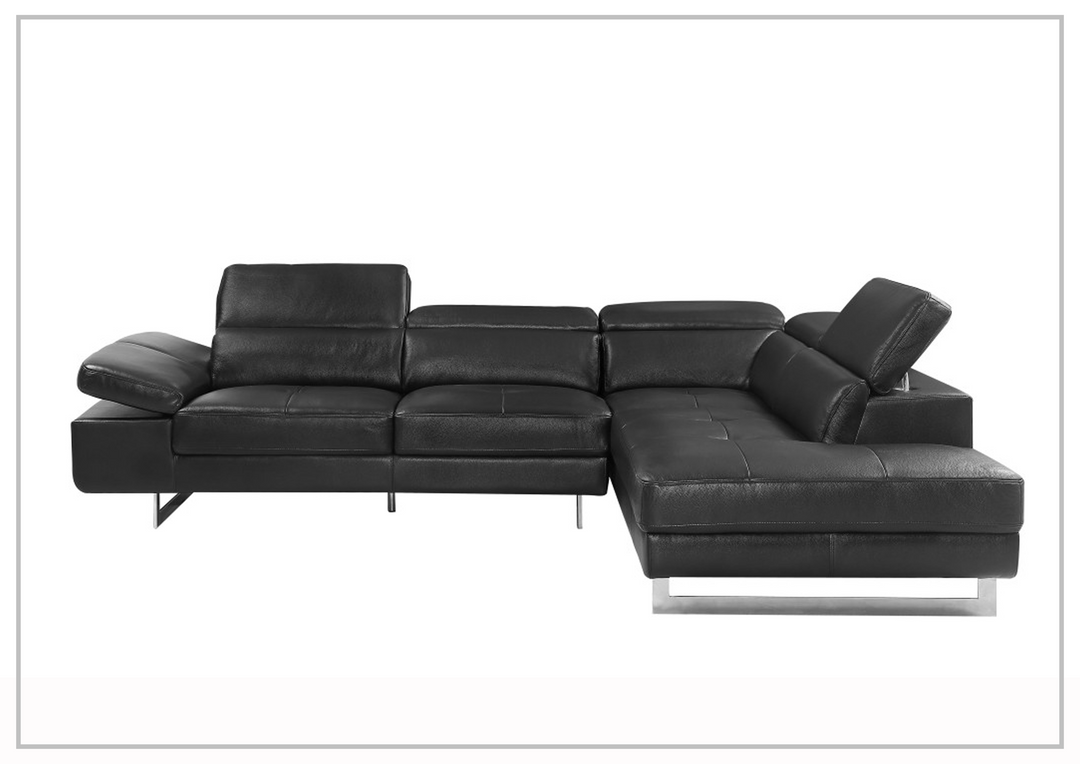 Gio Italia Barts Sectional Sofa with Motion Headrests