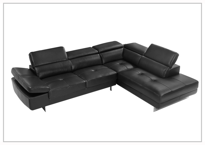 Gio Italia Barts Sectional Sofa with Motion Headrests