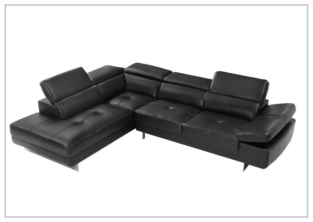 Gio Italia Barts Sectional Sofa with Motion Headrests