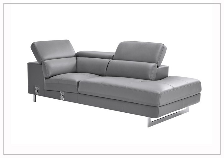 Gio Italia Barts Sectional Sofa with Motion Headrests