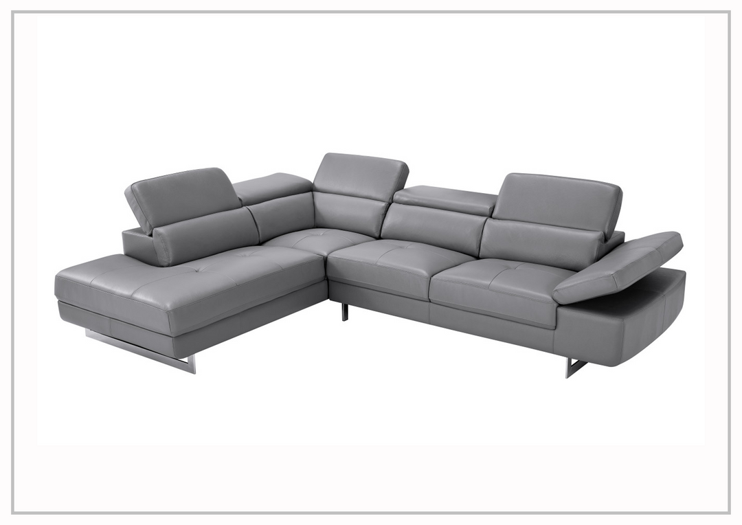 Gio Italia Barts Sectional Sofa with Motion Headrests