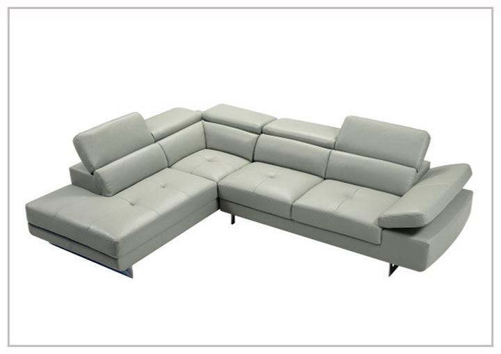 Gio Italia Barts Sectional Sofa with Motion Headrests