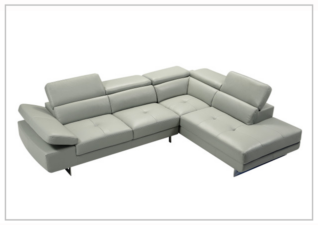 Gio Italia Barts Sectional Sofa with Motion Headrests