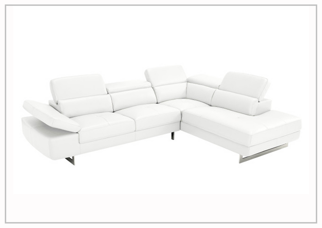 Gio Italia Barts Sectional Sofa with Motion Headrests