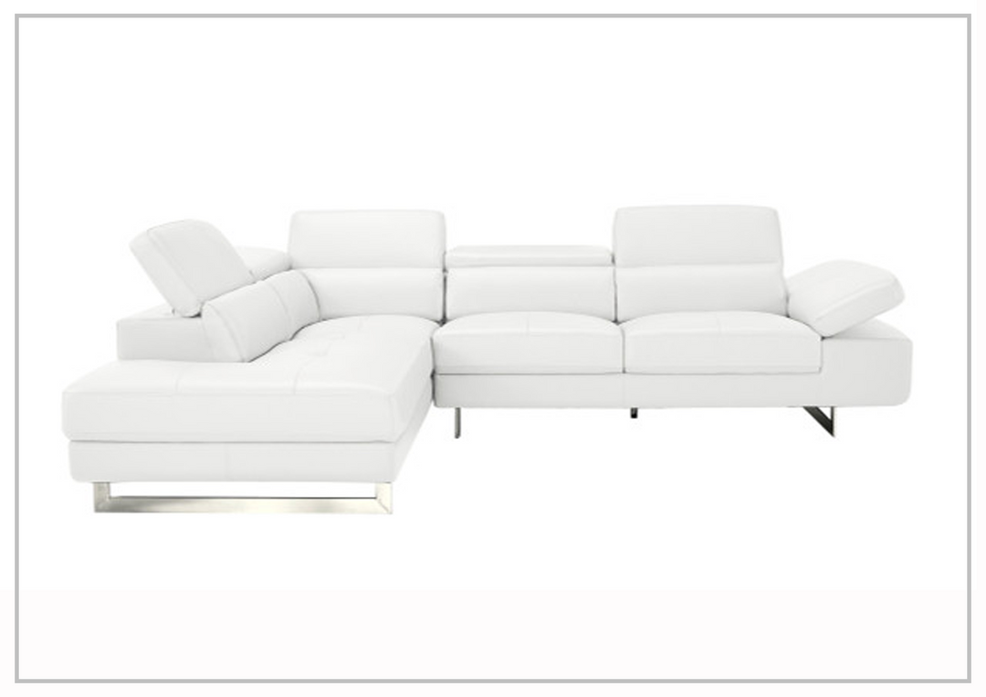 Gio Italia Barts Sectional Sofa with Motion Headrests