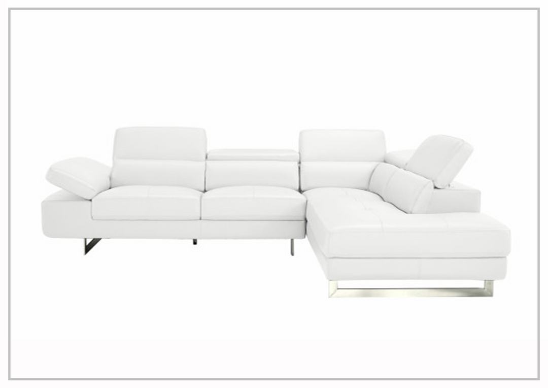 Gio Italia Barts Sectional Sofa with Motion Headrests