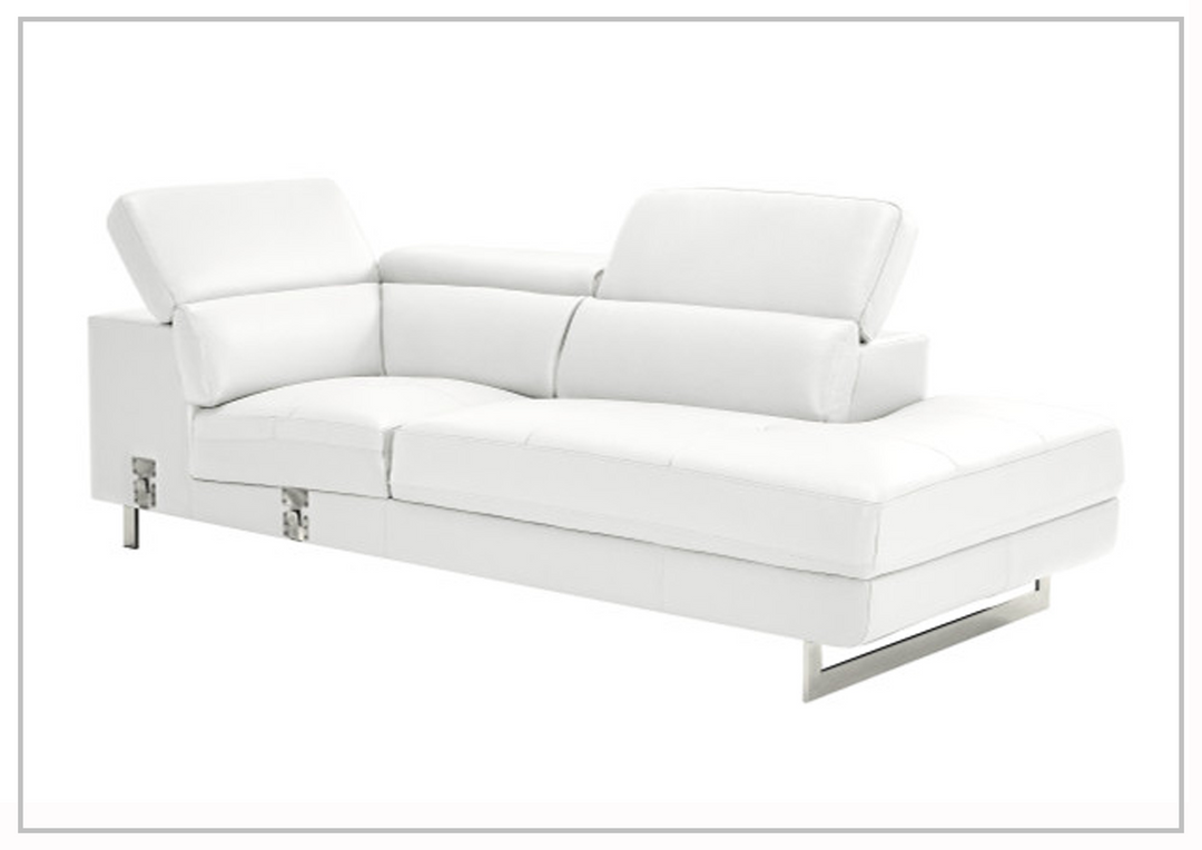 Gio Italia Barts Sectional Sofa with Motion Headrests