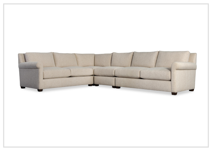 Barnes Fabric Sectional | With Throw Pillow | Bernhardt