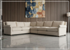 Barnes Fabric Sectional | With Throw Pillow | Bernhardt