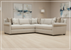 Barnes Fabric Sectional | With Throw Pillow | Bernhardt