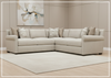 Barnes Fabric Sectional | With Throw Pillow | Bernhardt