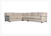 Barnes Fabric Sectional | With Throw Pillow | Bernhardt