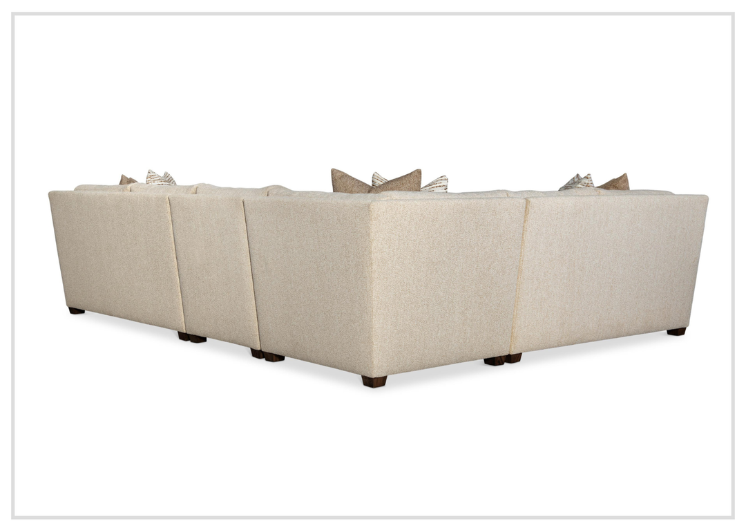 Barnes Fabric Sectional | With Throw Pillow | Bernhardt