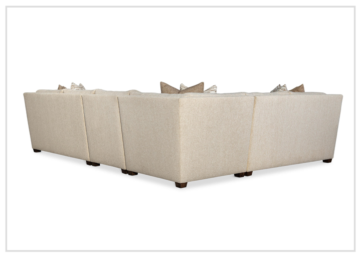 Barnes Fabric Sectional | With Throw Pillow | Bernhardt