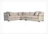 Barnes Fabric Sectional | With Throw Pillow | Bernhardt