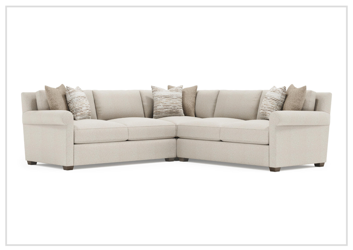 Barnes Fabric Sectional | With Throw Pillow | Bernhardt