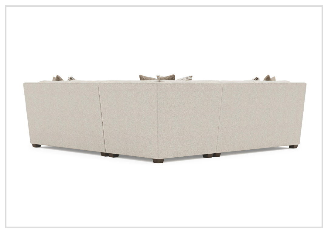 Barnes Fabric Sectional | With Throw Pillow | Bernhardt