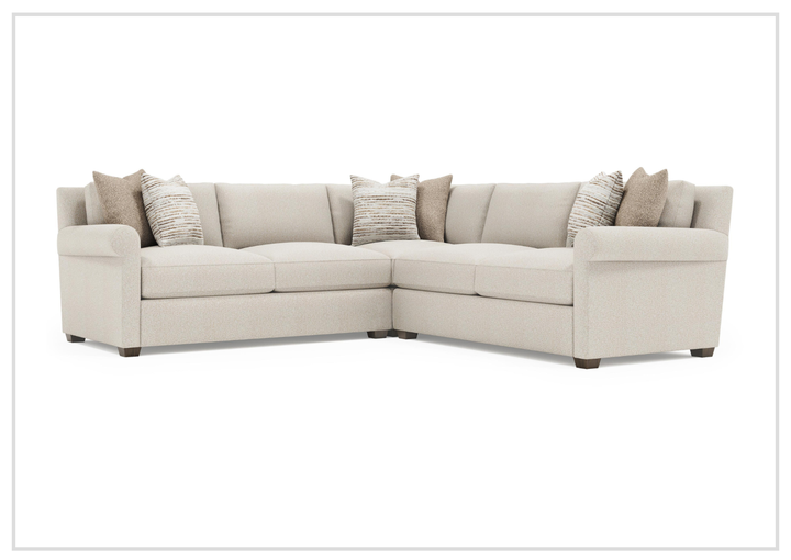 Barnes Fabric Sectional | With Throw Pillow | Bernhardt