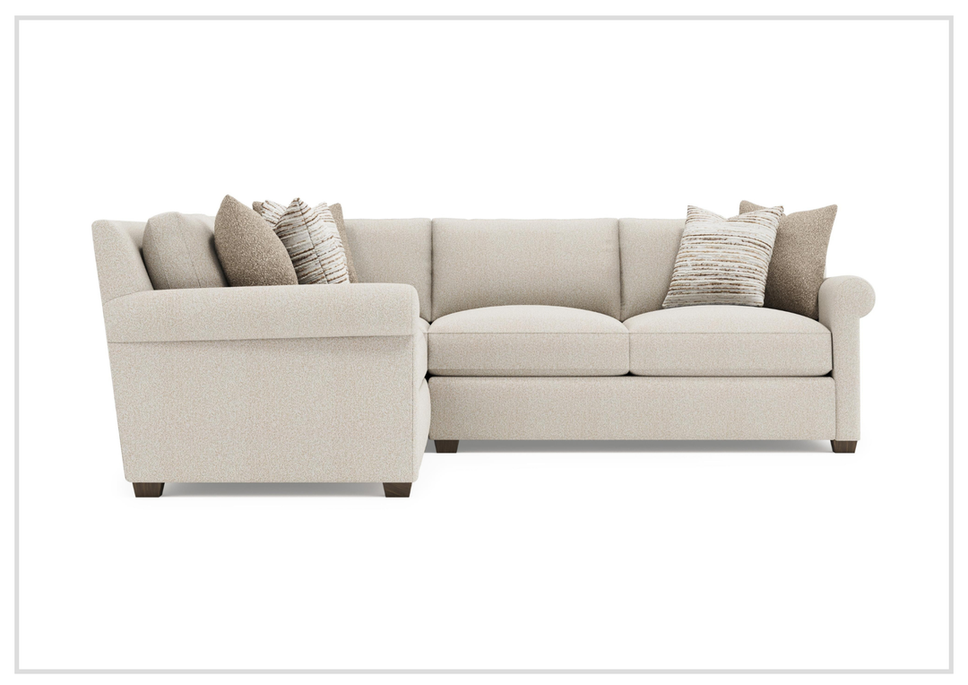 Barnes Fabric Sectional | With Throw Pillow | Bernhardt