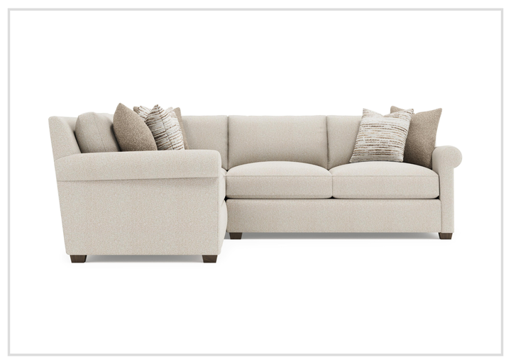 Barnes Fabric Sectional | With Throw Pillow | Bernhardt