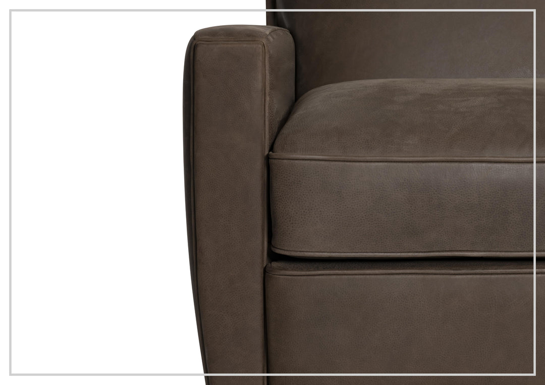 Bastille Leather Recliner Chair | Track Arms | Tight Back | Bernhardt-Jennihome