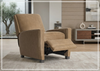 Bastille Leather Recliner Chair | Track Arms | Tight Back | Bernhardt