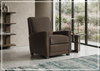 Bastille Leather Recliner Chair | Track Arms | Tight Back | Bernhardt