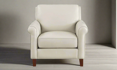 Laguna Leather Chair with Plush Memory Foam Cushions