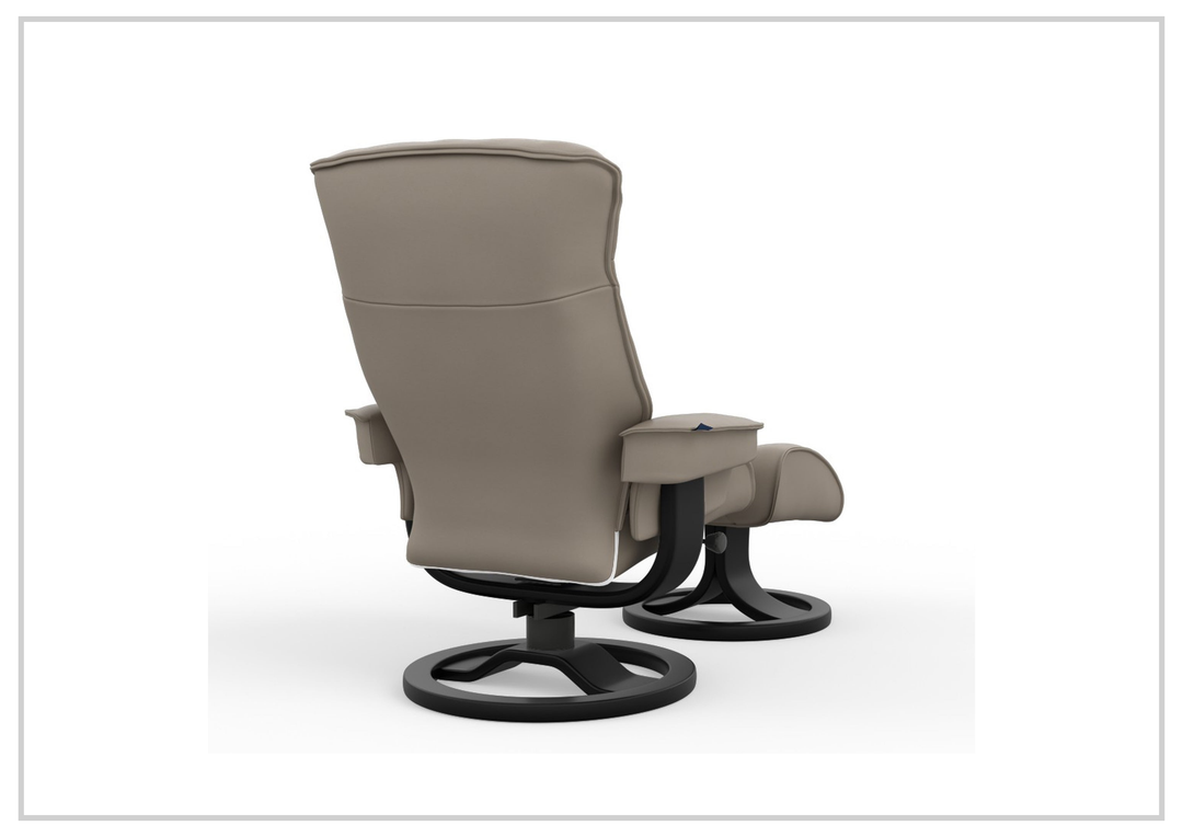 Bergen R Leather Recliner Chair | Foot Stool | Fjords - Jennihome