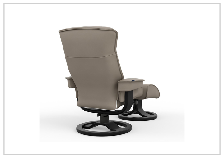 Bergen R Leather Recliner Chair | Foot Stool | Fjords - Jennihome