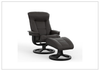 Bergen R Leather Recliner Chair | Foot Stool | Fjords - Jennihome