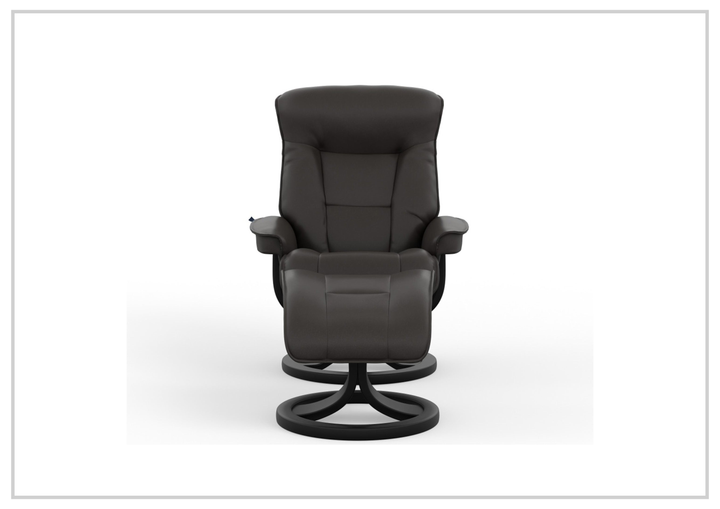 Bergen R Leather Recliner Chair | Foot Stool | Fjords - Jennihome