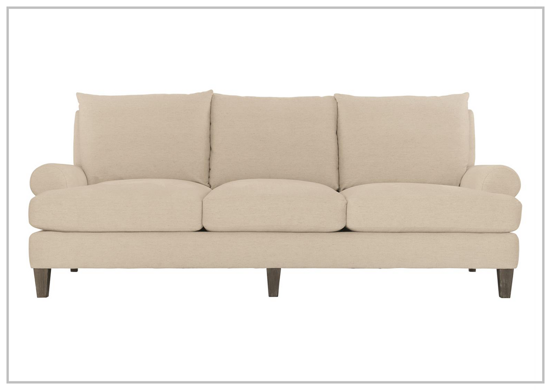 Bernhardt Isabella Fabric Sofa with Plush Feather Down Cushions