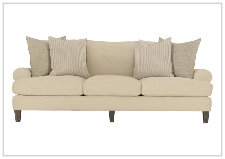 Bernhardt Isabella Fabric Sofa with Plush Feather Down Cushions