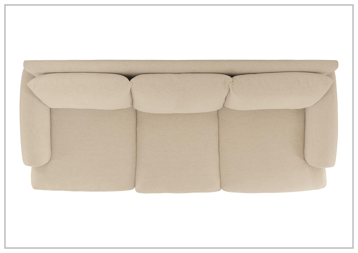 Bernhardt Isabella Fabric Sofa with Plush Feather Down Cushions