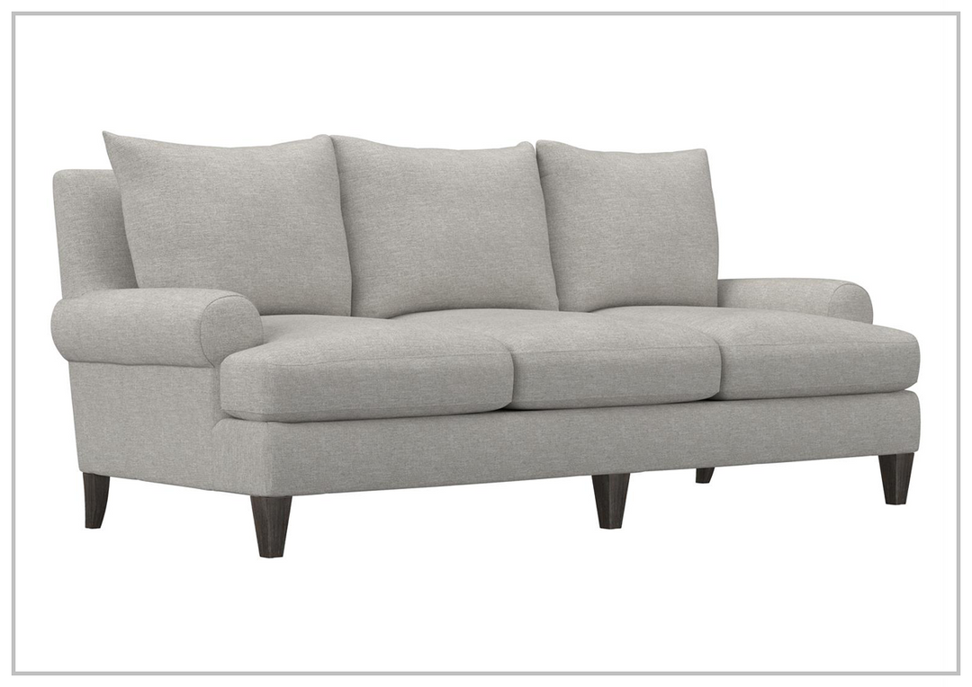 Bernhardt Isabella Fabric Sofa with Plush Feather Down Cushions