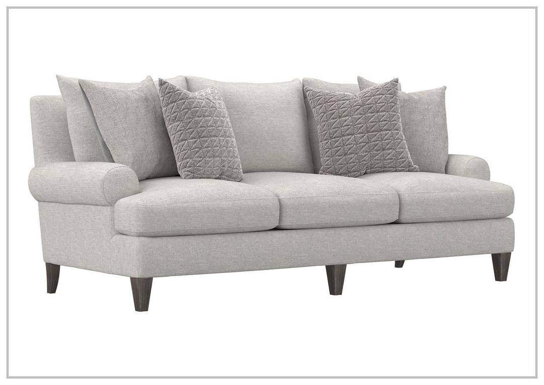 Bernhardt Isabella Fabric Sofa with Plush Feather Down Cushions