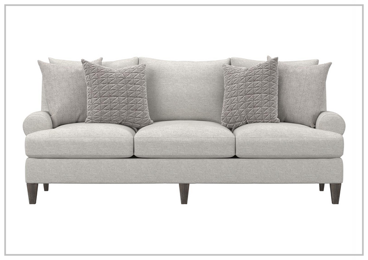 Bernhardt Isabella Fabric Sofa with Plush Feather Down Cushions