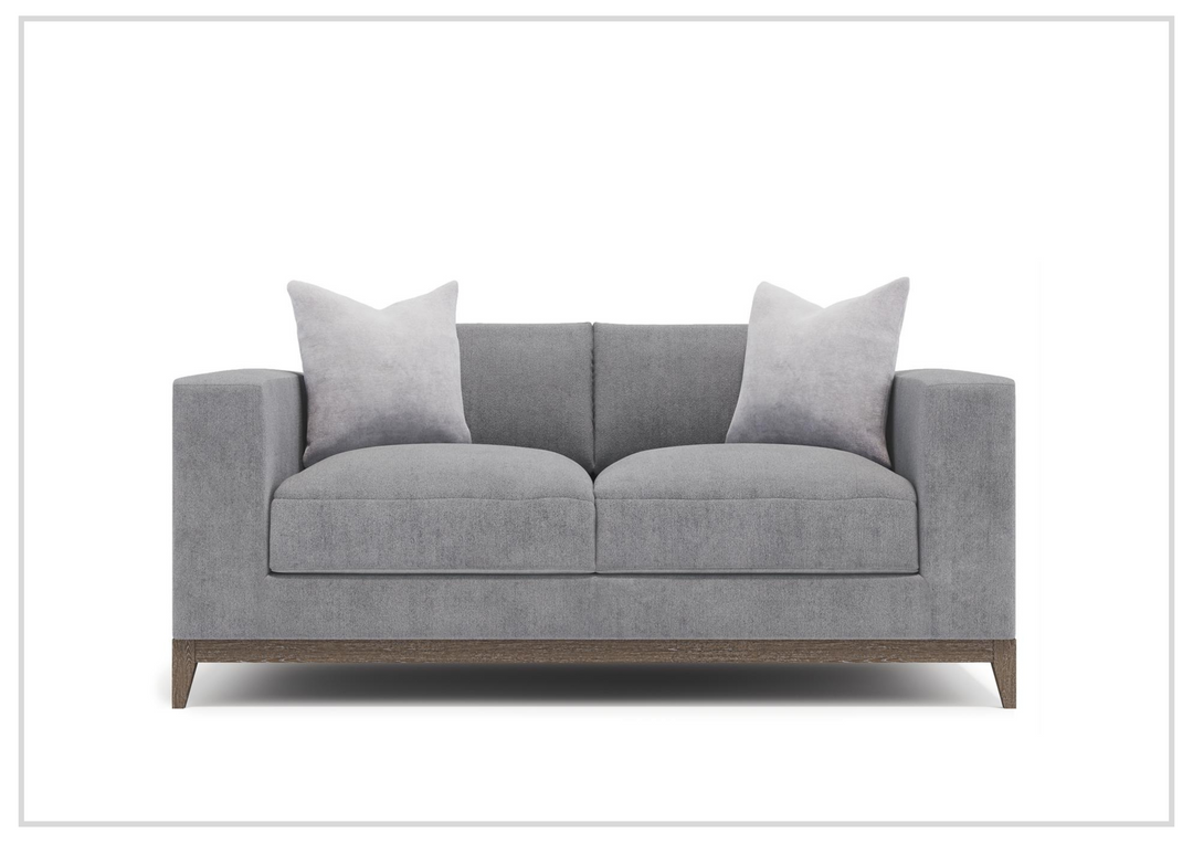 Bernhardt Noel 72.5" Fabric Loveseat in Gray-Jennihome