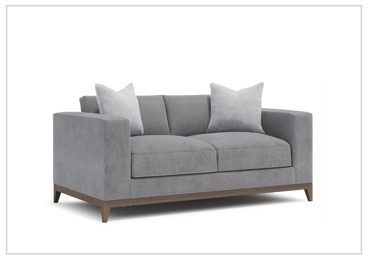 Bernhardt Noel 72.5" Fabric Loveseat in Gray