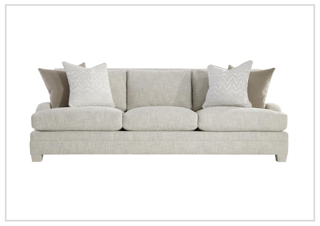 Bernhardt Rollins 3-Seater Fabric Sofa in Gray-Jennihome