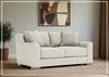 Bernhardt Gabi 70" Fabric Loveseat in Beige