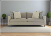 Bernhardt Joli Fabric Sofa with Low European-Style Seating