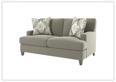 Bernhardt Mila Fabric Loveseat with Plush Feather Down Cushions