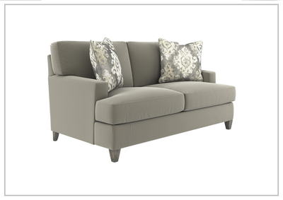 Bernhardt Mila Fabric Loveseat with Plush Feather Down Cushions