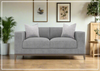 Bernhardt Noel 72.5" Fabric Loveseat in Gray-Jennihome