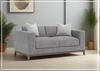 Bernhardt Noel 72.5" Fabric Loveseat in Gray-Jennihome