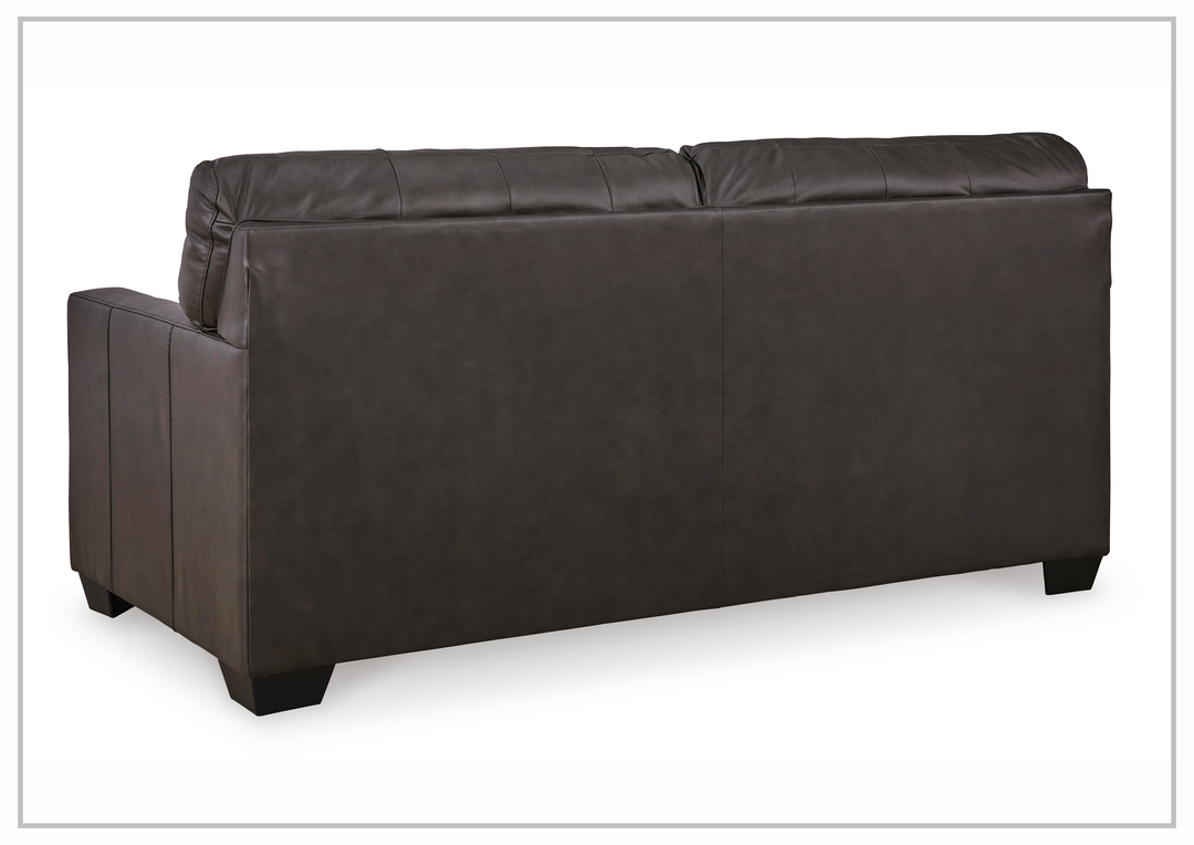 Bézier Leather Full Size Sleeper Sofa