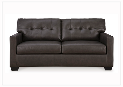 Bézier Leather Full Size Sleeper Sofa