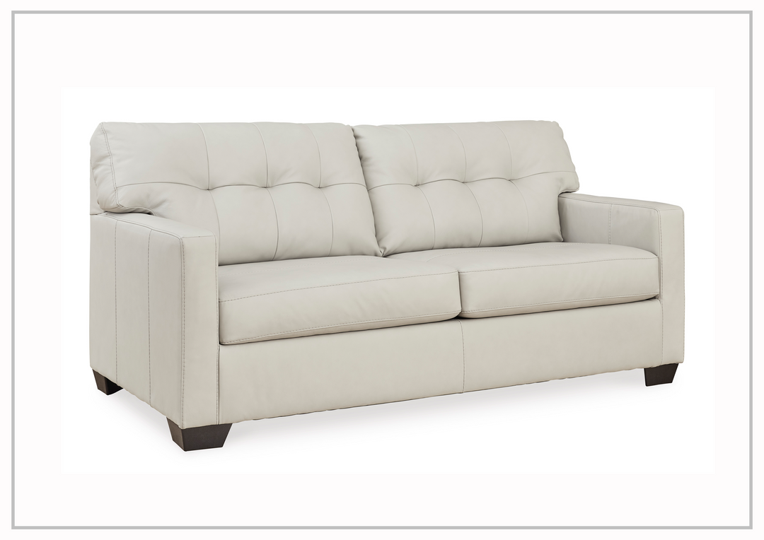 Bézier Leather Full Size Sleeper Sofa